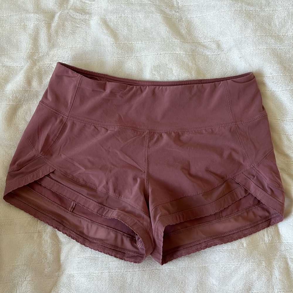 Lululemon Time to sweat short 3 in mauve
